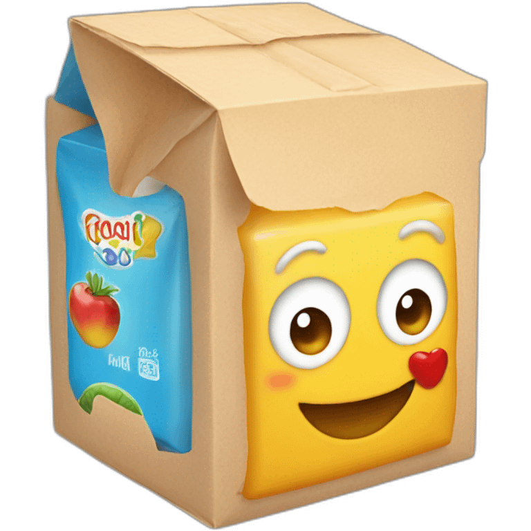 Juice box emoji