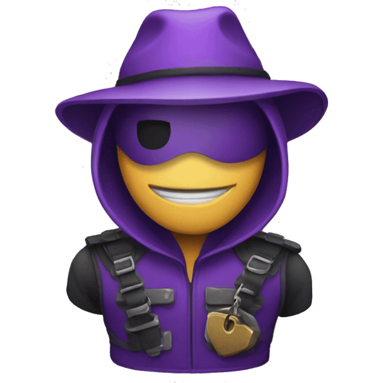 purple burgler alarm emoji