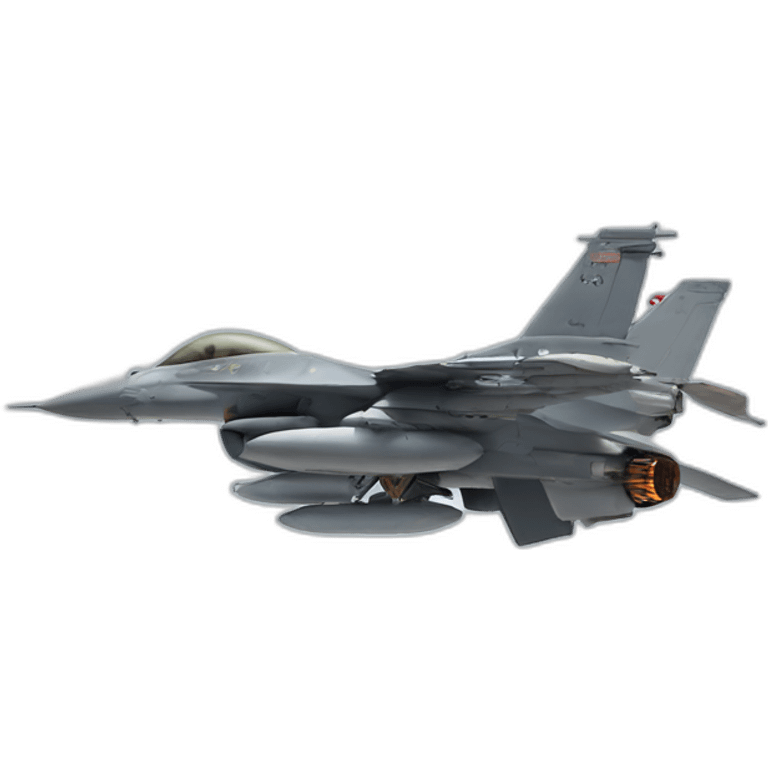 John Cena flying an f-16 emoji