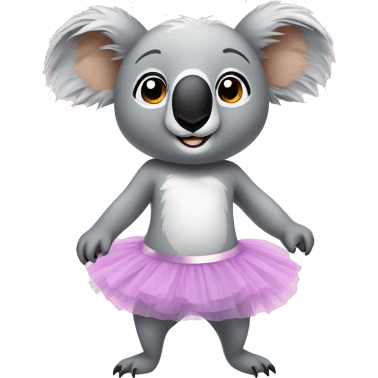 koala wearing a tutu emoji