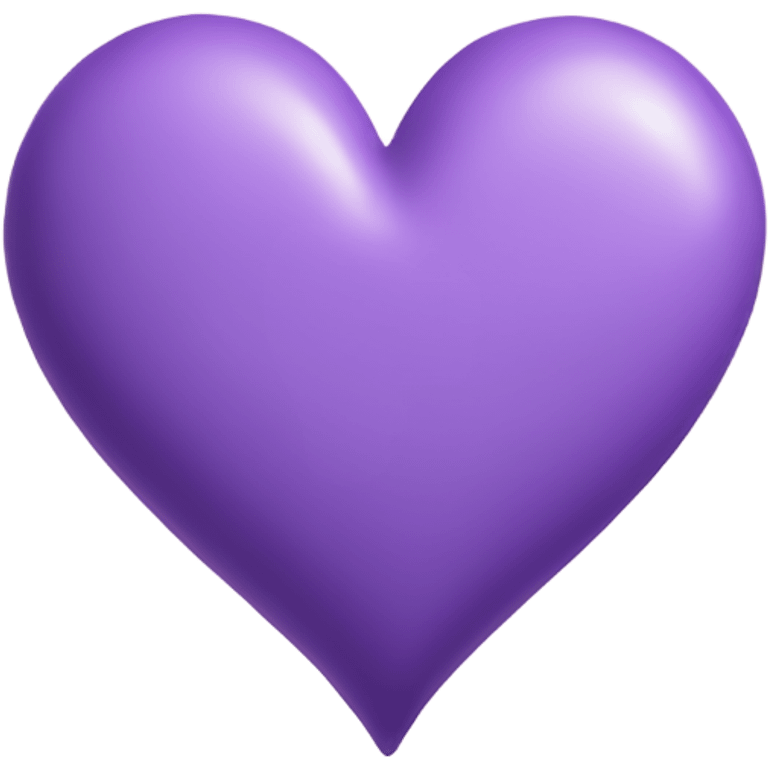 Purple heart pastel emoji