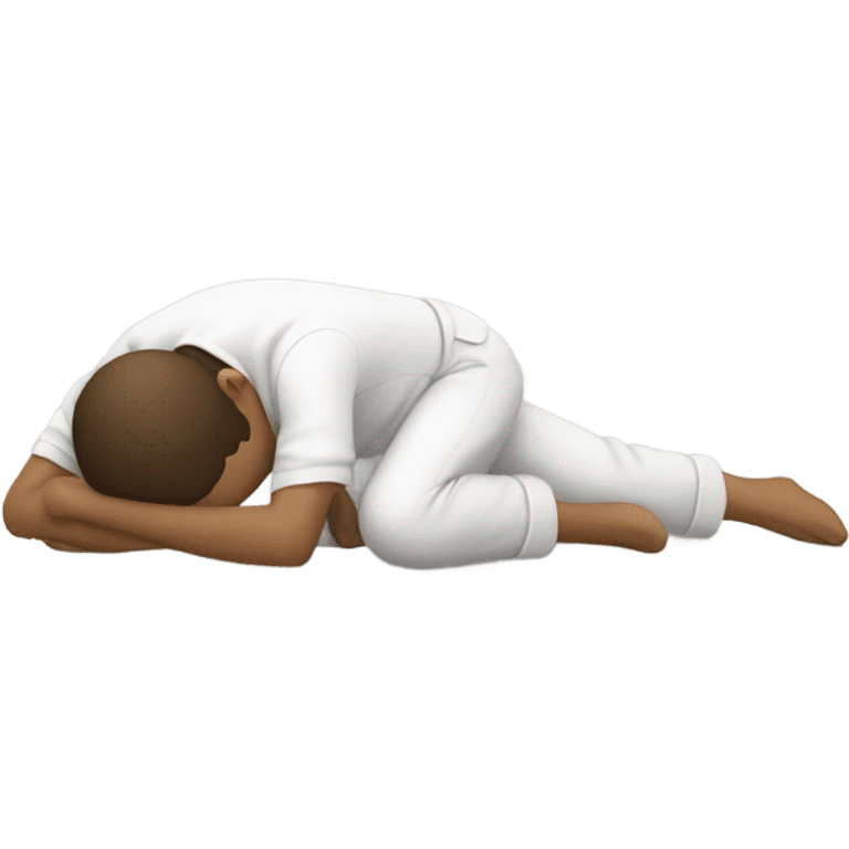 Laying facedown emoji