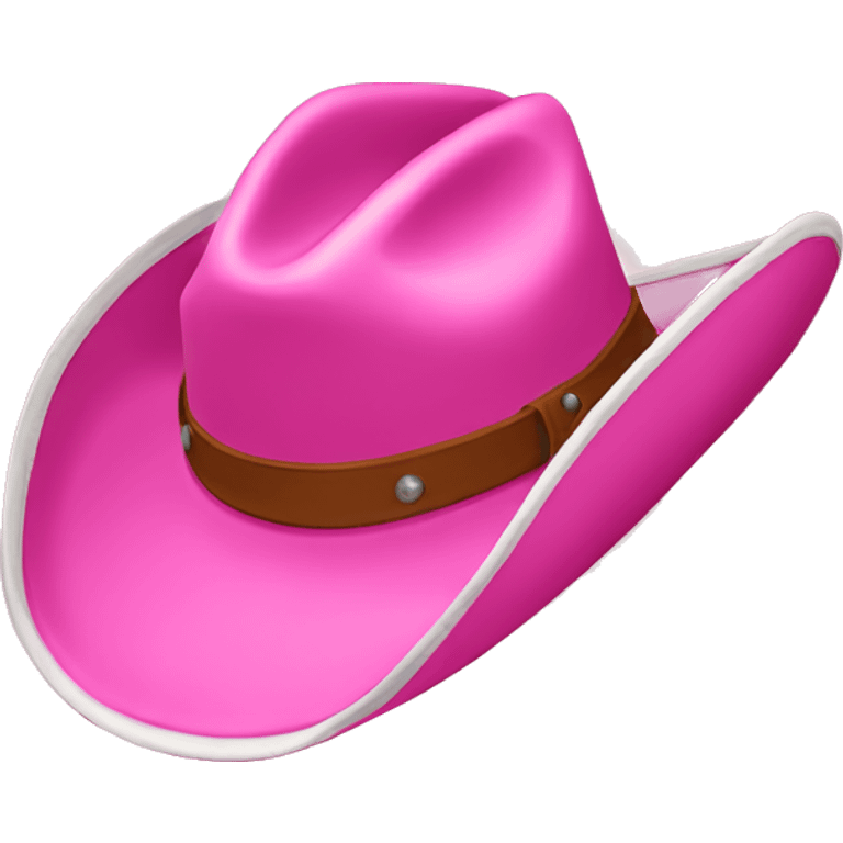 pink cowboy hat  emoji