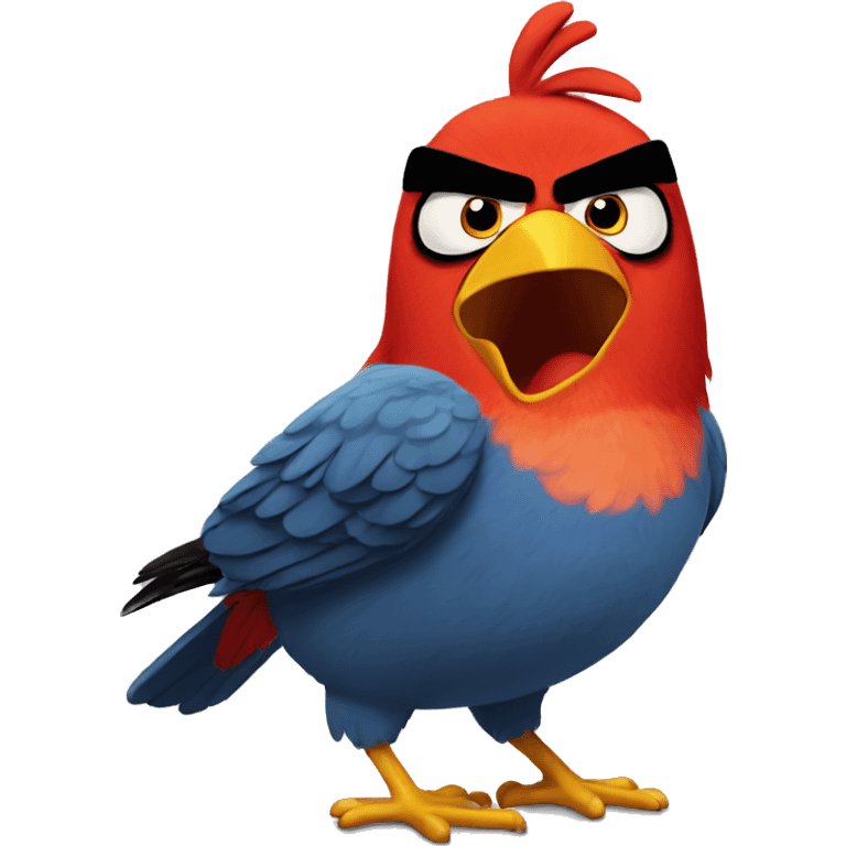 angry bird emoji