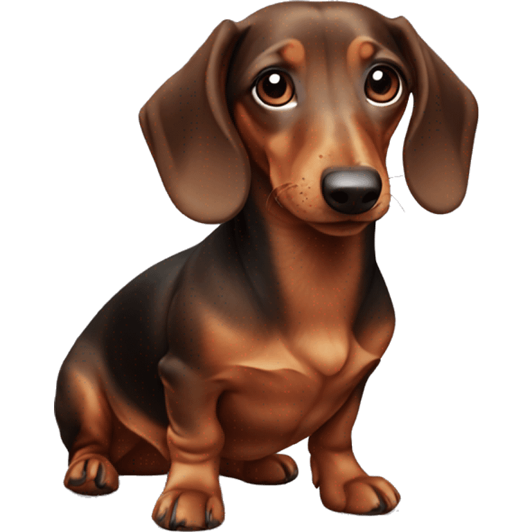 miniature dachshund  emoji