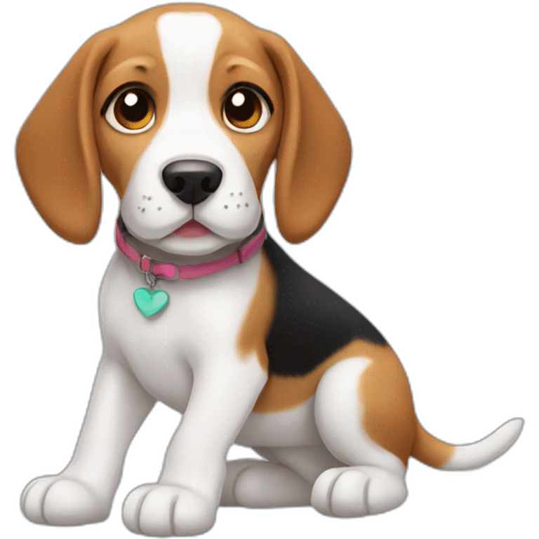 Beagle puppy emoji