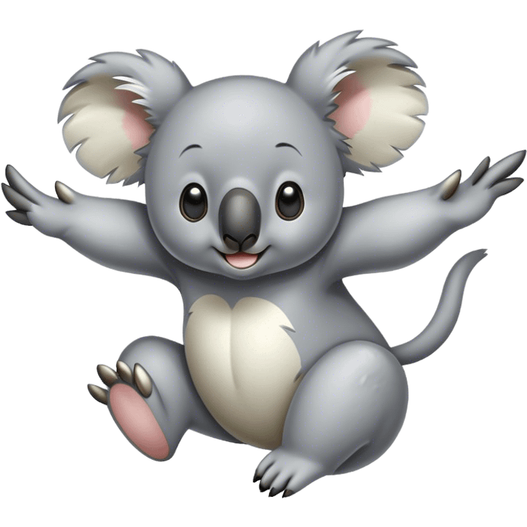 Flying koala emoji