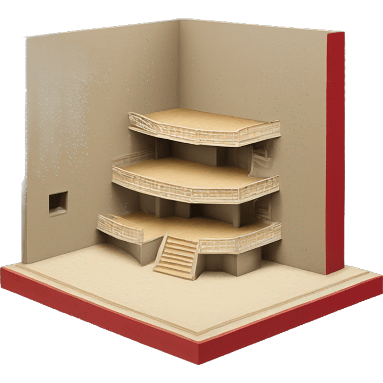 stage maquette scenography model emoji