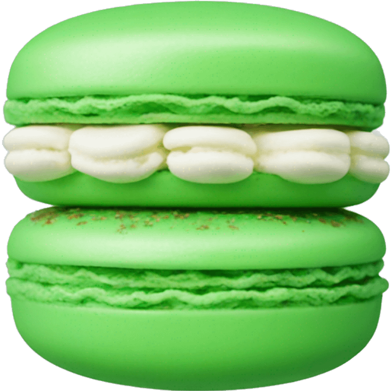 Macaron Green  emoji