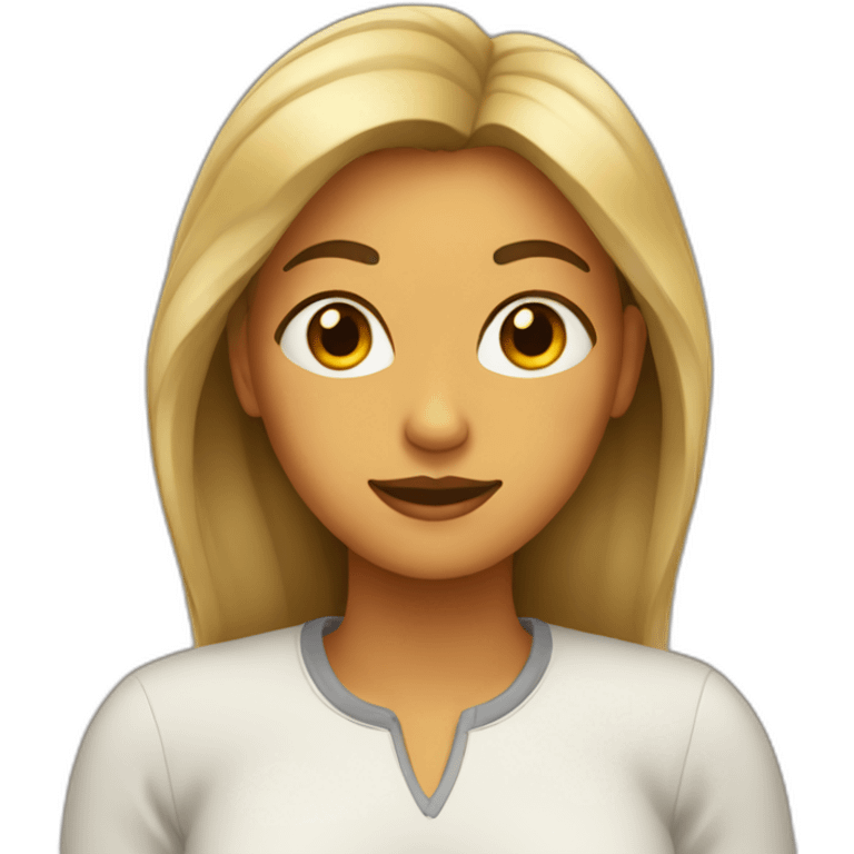 Femme qui boude emoji