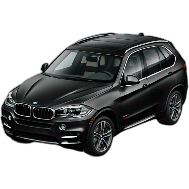 black bmw x5 emoji