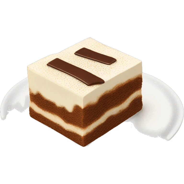 Piece of tiramisu  emoji