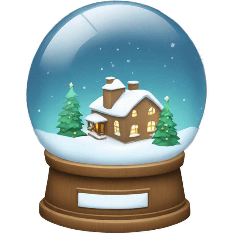 Christmas snowglobe emoji