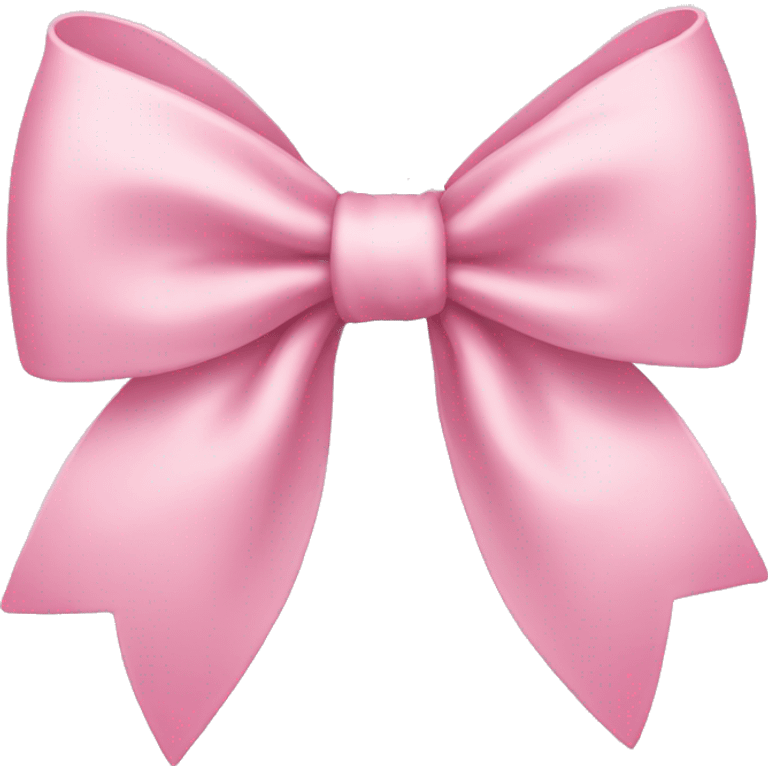 light pink bow emoji