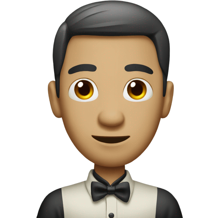 asian man playing snooker emoji