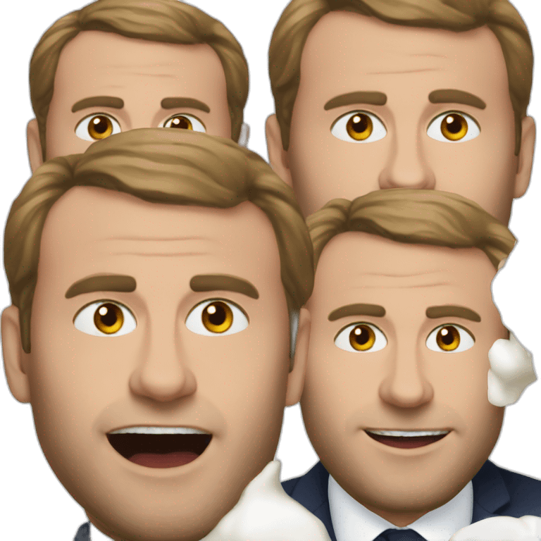 Macron crazy emoji