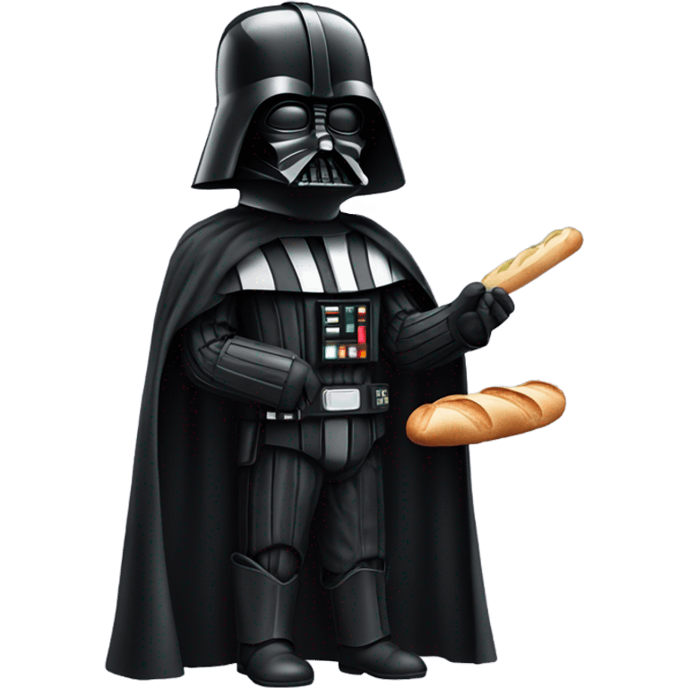 Dark vador avec une baguette emoji