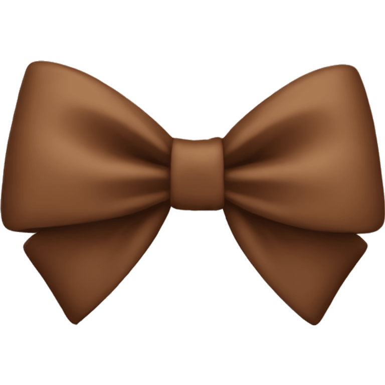 brown bow emoji