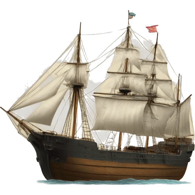 19th century cargo ship emoji