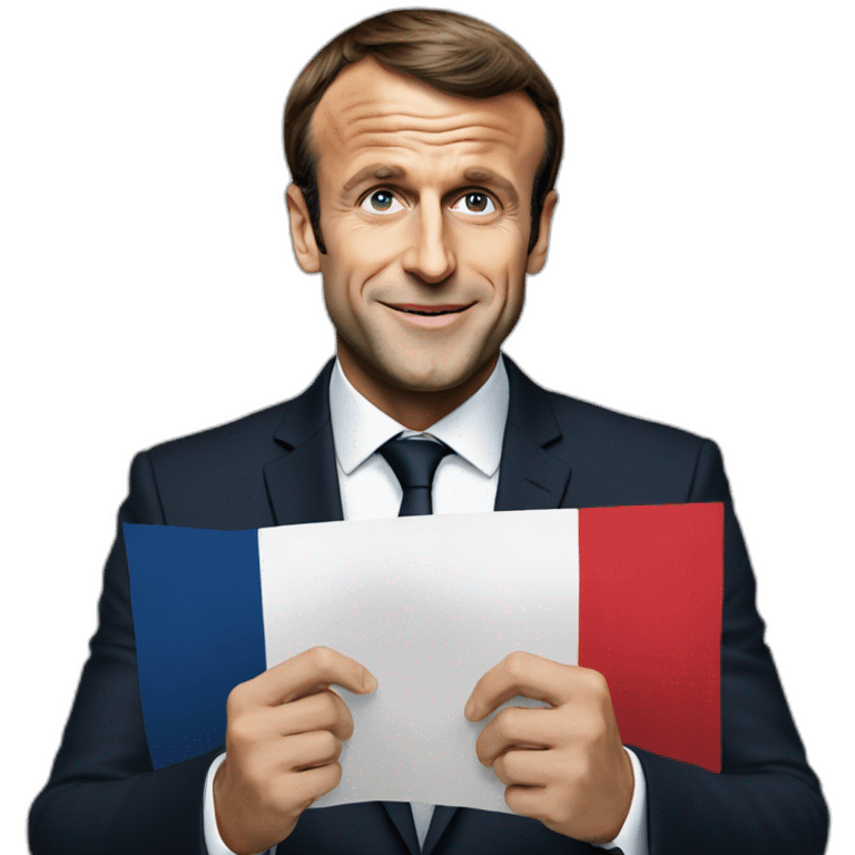 Emmanuel Macron emoji