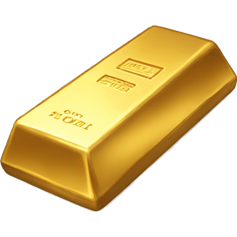 Gold bar emoji