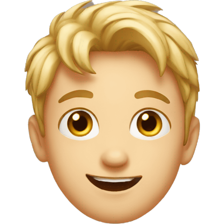 happy staring boy portrait emoji