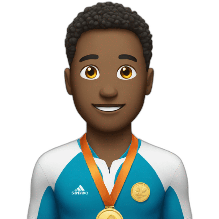 champion with medal emoji