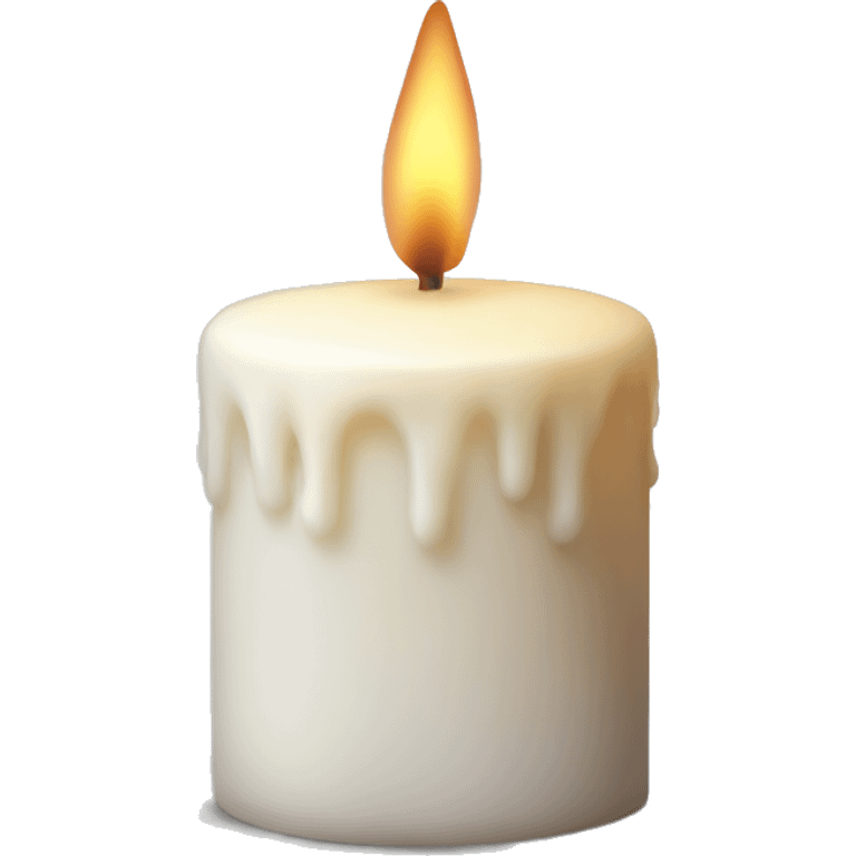 Christmas candle realistic  emoji