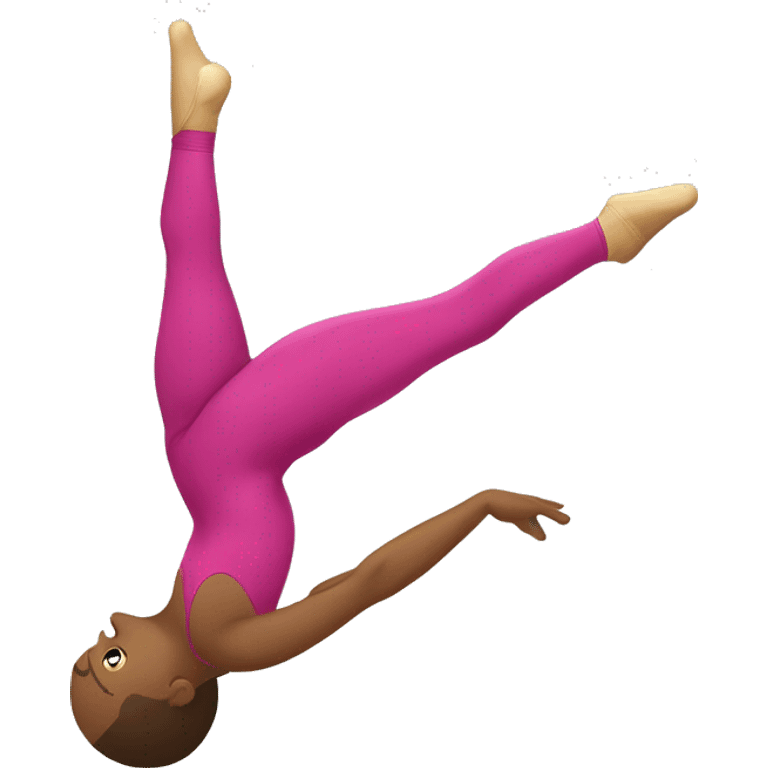 Gymnaste sur poutre emoji