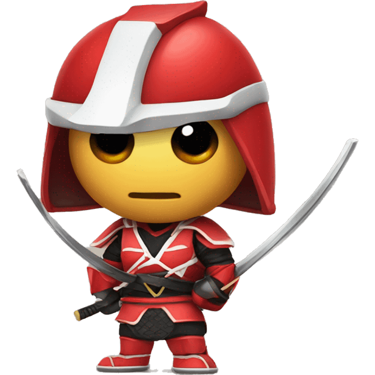 red ranger samurai emoji