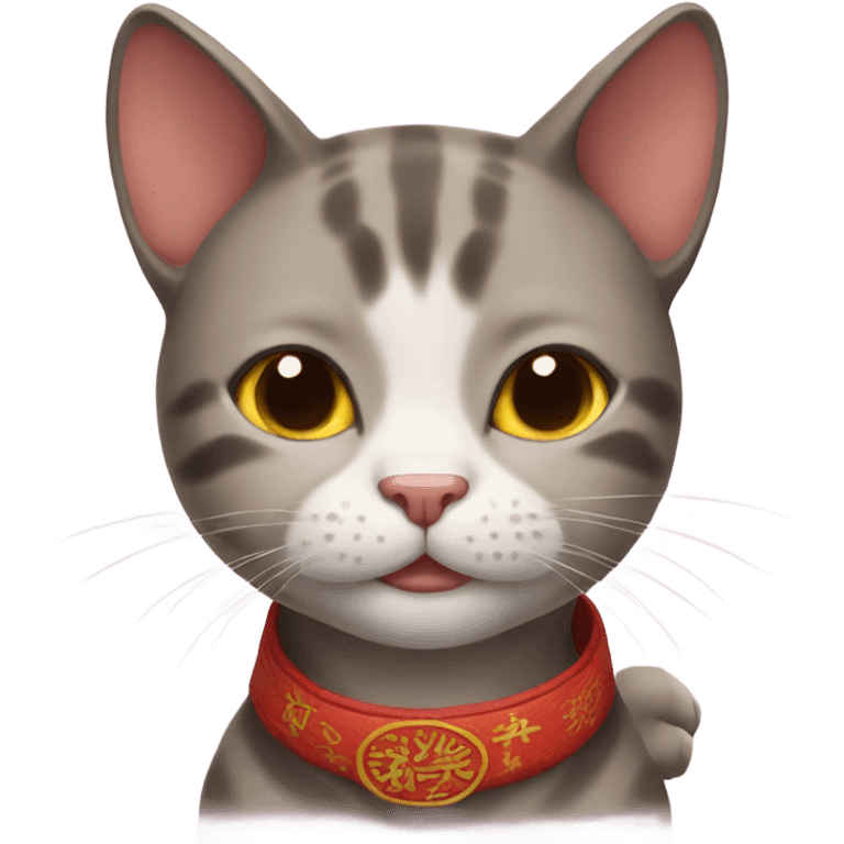 Chinese cat emoji