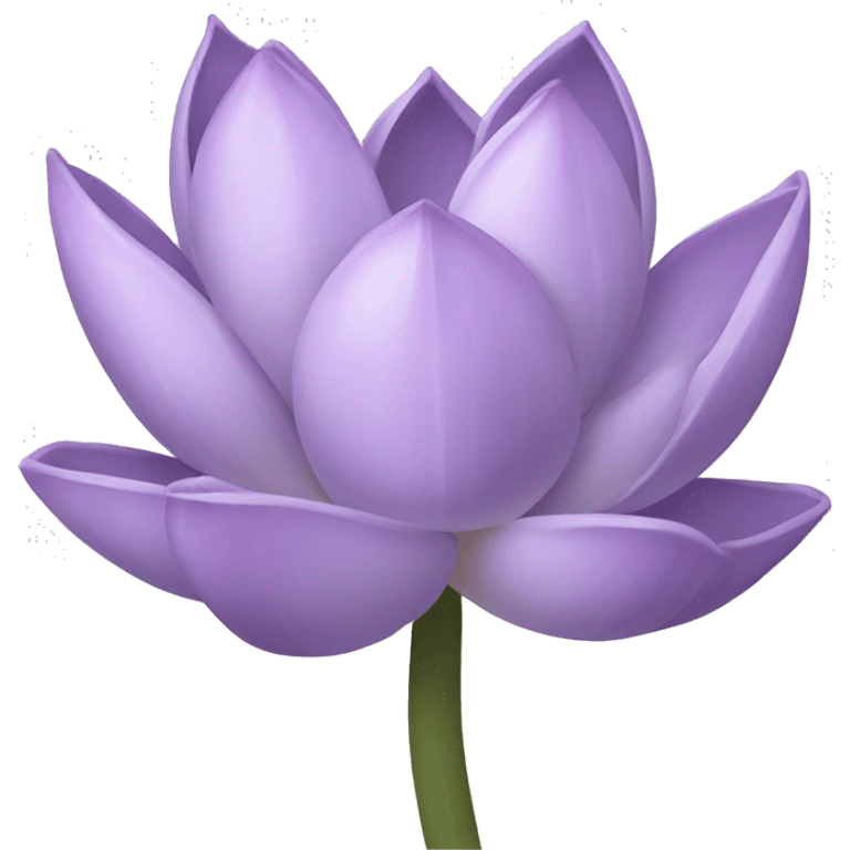 Lilac lotus emoji