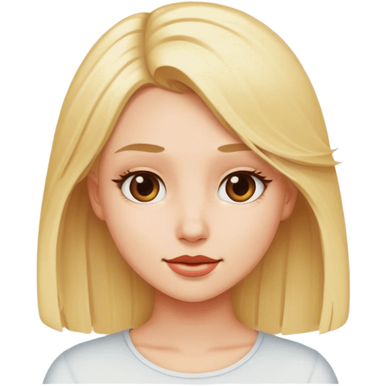 Blonde girl emoji