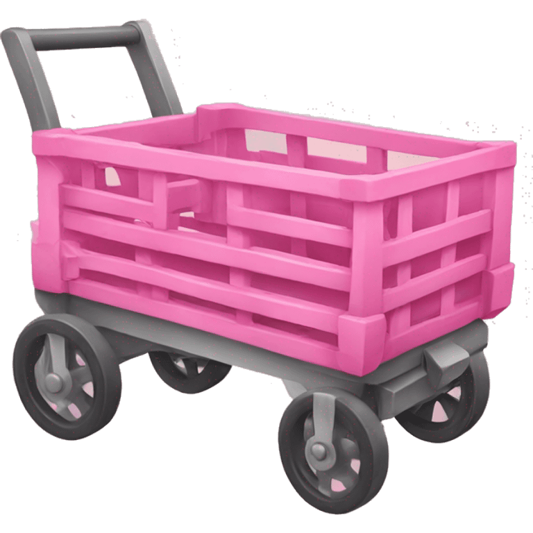 Pink cart emoji