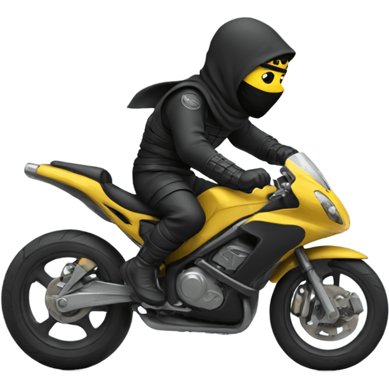 Ninja on a bike emoji