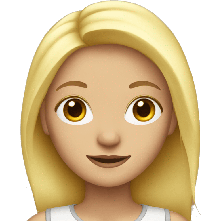 blonde girl  emoji