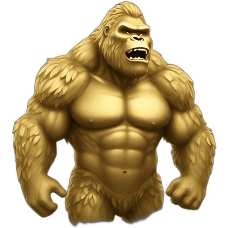 Kingkong gold emoji