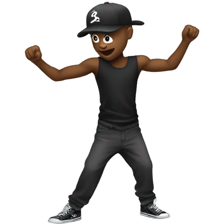 Hip hop dance emoji