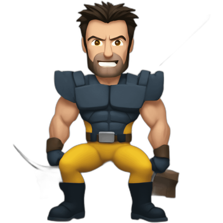 hugh jackman wolverine emoji