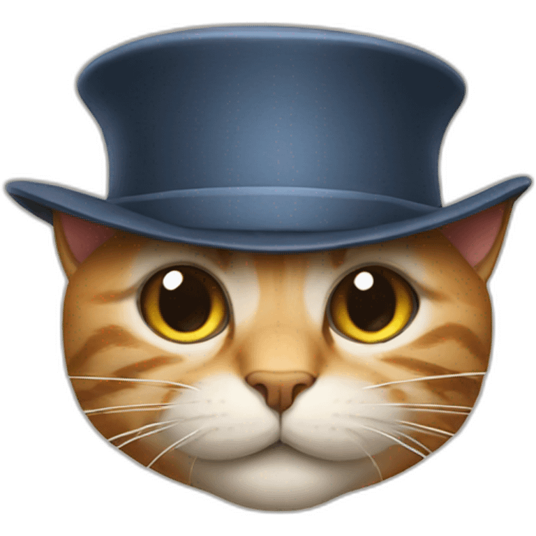 Cat in hat emoji