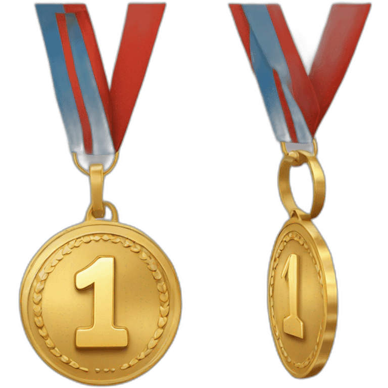 1st place gold medal emoji