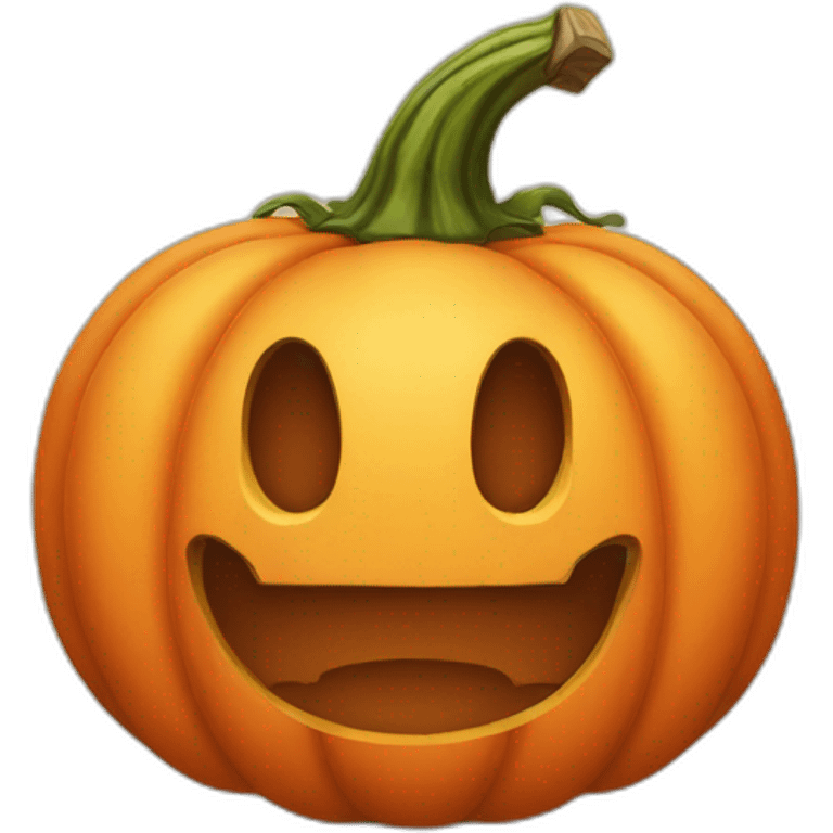 goofy pumpkin actually emoji