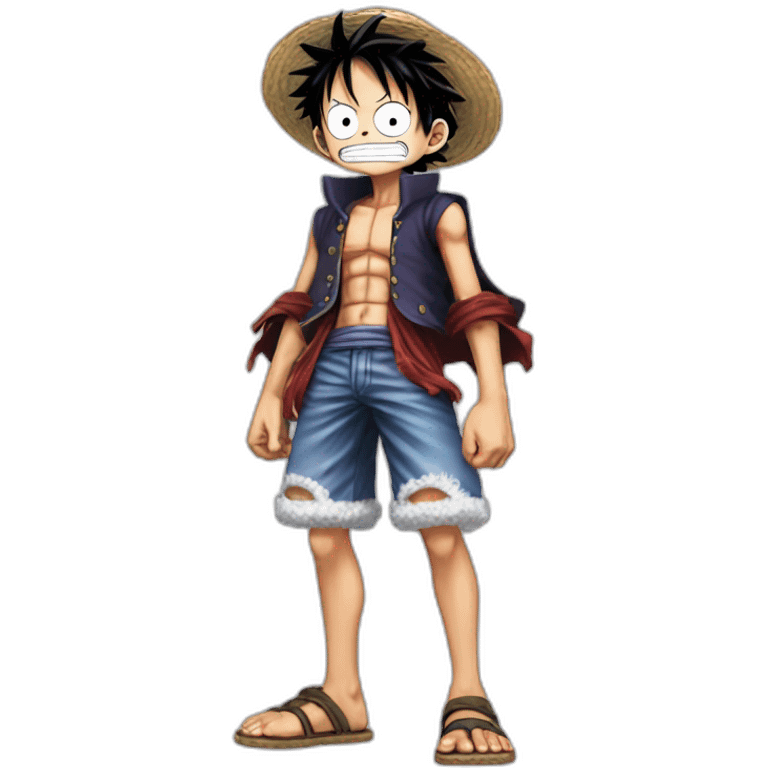 Luffy forme Gear5 du manga one piece emoji