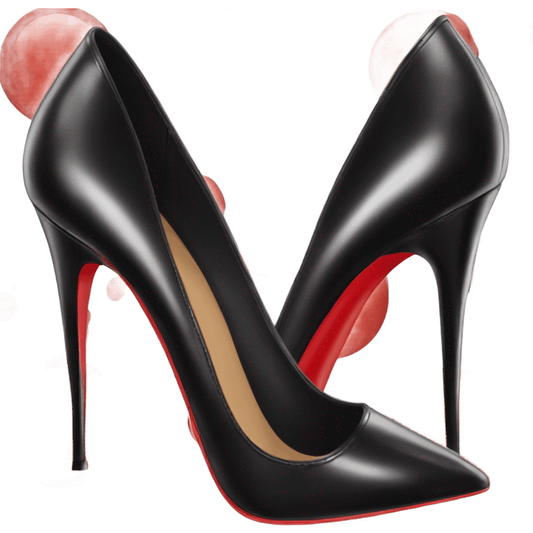 Christian loubotin red bottom heel emoji