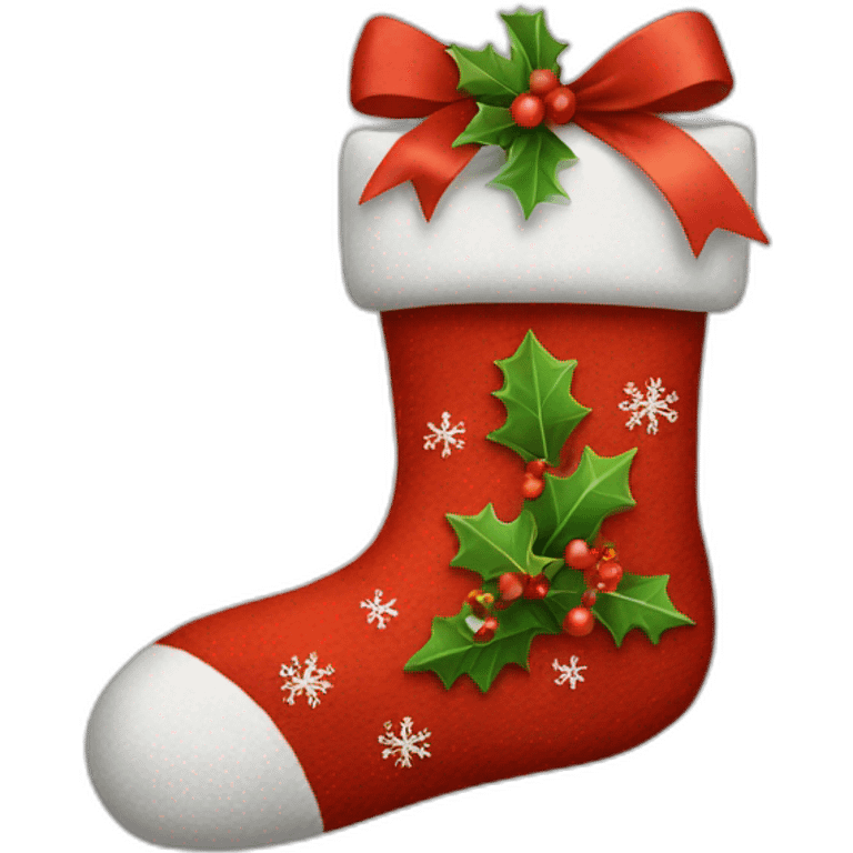 christmas sock emoji