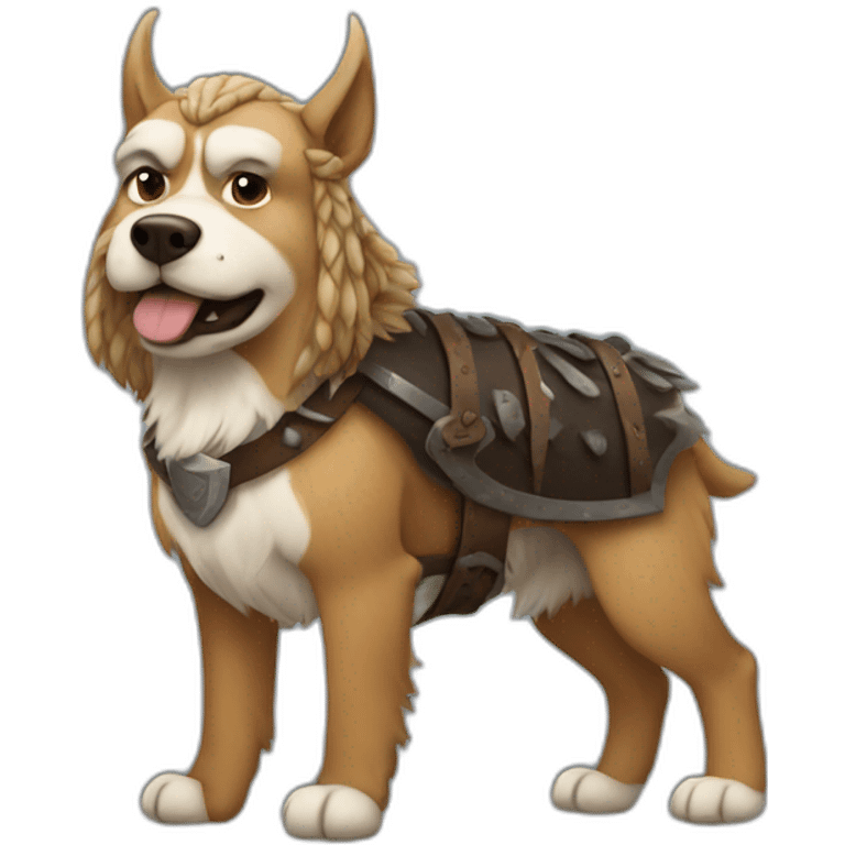 dog viking emoji