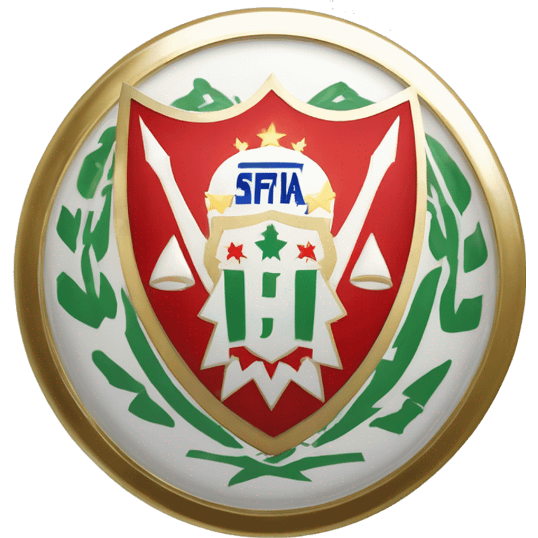 Pfc Cska Sofia soccer club badge Bulgaria emoji