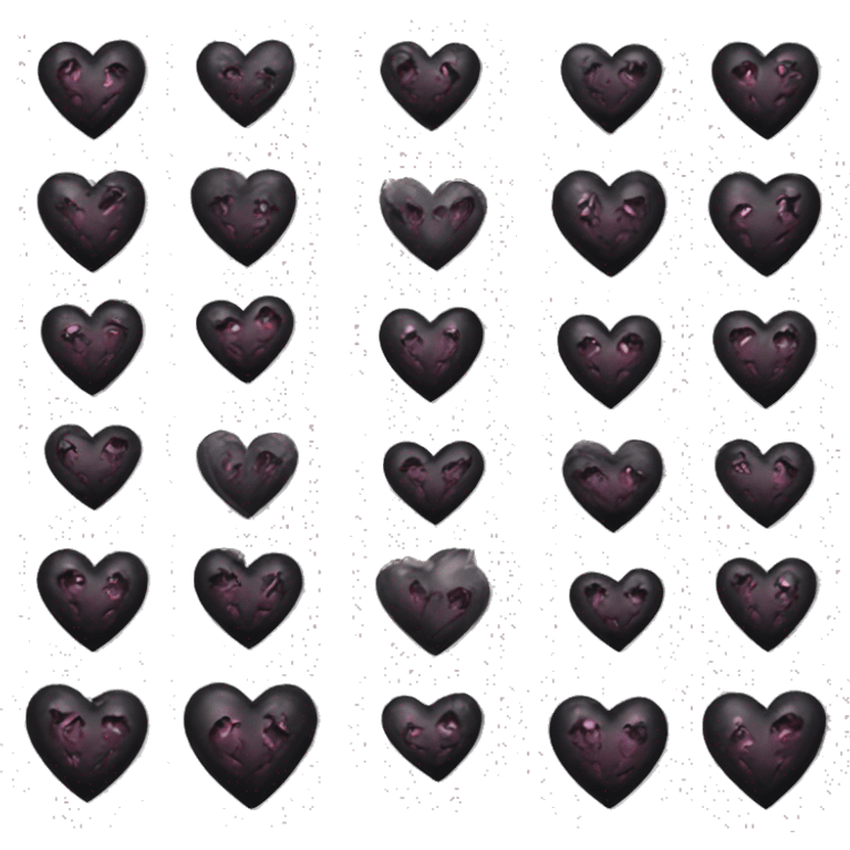 Gothic hearts emoji