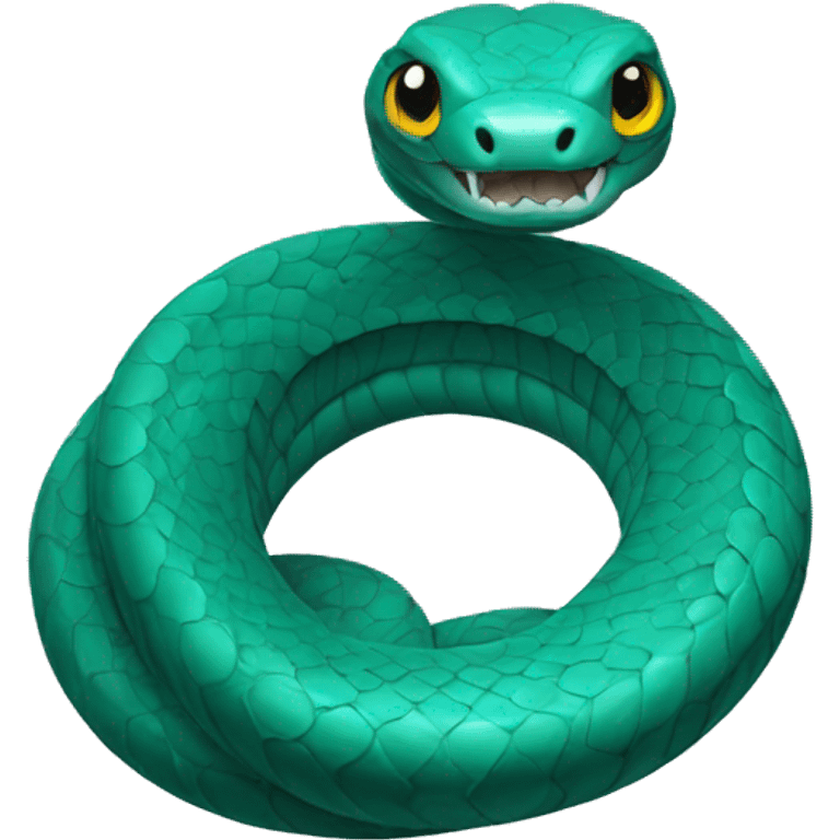 teal snake leviathan emoji