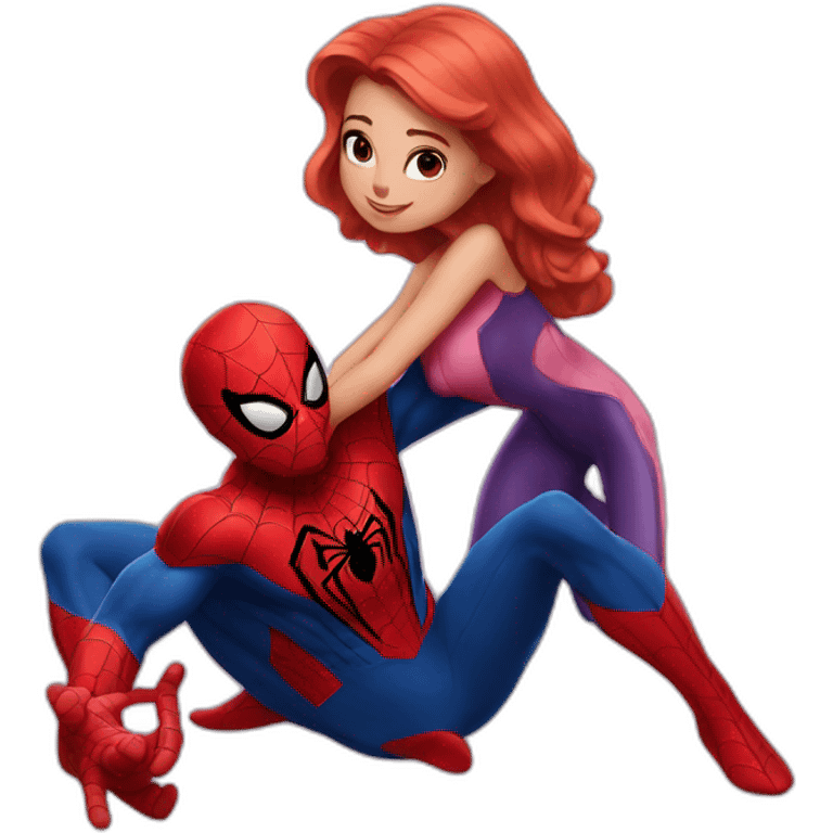 Spider-Man in love  emoji